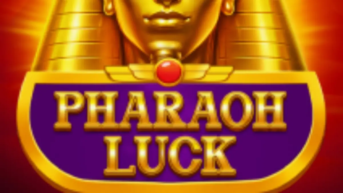 Interface do slot Pharaoh Luck com tema egípcio
