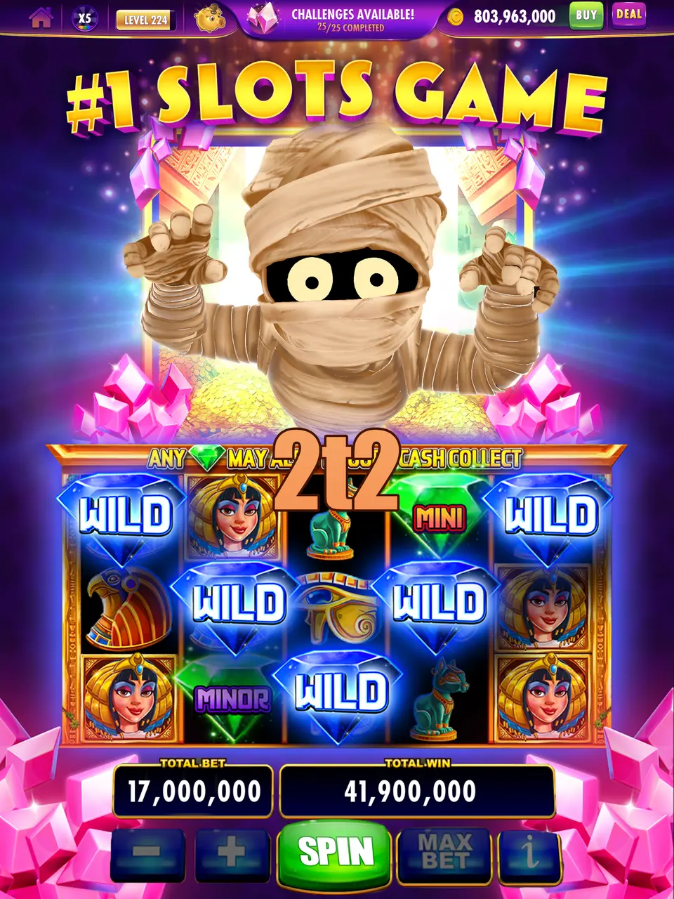 2t2 Capturas de tela Oficial APK